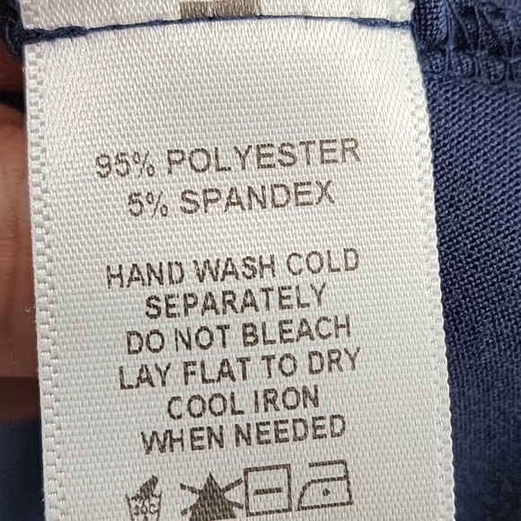 Kiyonna Women's Poly Stretch Wrap-Style Maxi Dress - 1X - Picture 7 of 8